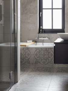 Badkamer warm grijs-SHOWROOMEXAMPLEORIGINAL